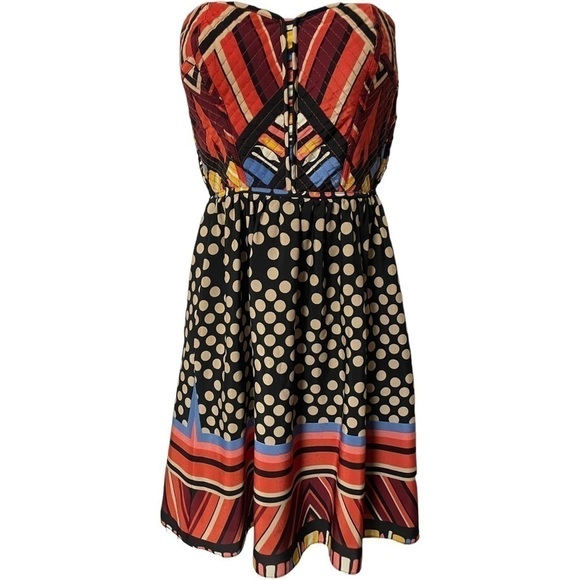 MM Couture Junior XS Dress Miss Me Revolve Strapless Bustier Bodice Elastic Back - Picture 2 of 11